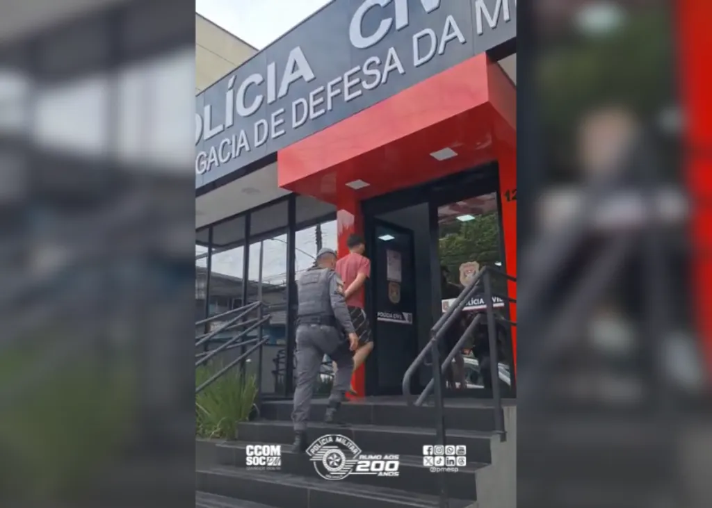 Gestante relata socos e chutes na barriga, e companheiro é preso em Franco da Rocha