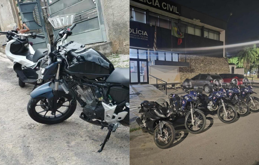 GCM de Franco da Rocha recupera três motos roubadas em menos de 24 horas