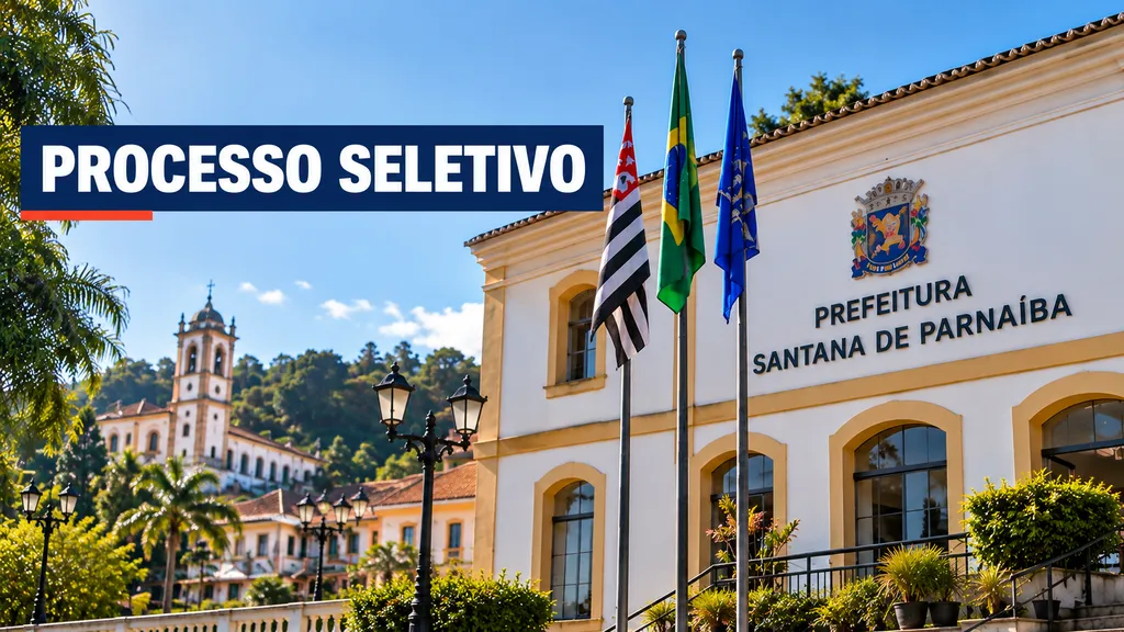 Santana de Parnaíba abre processos seletivos com salários de até R$ 14,9 mil; veja como participar