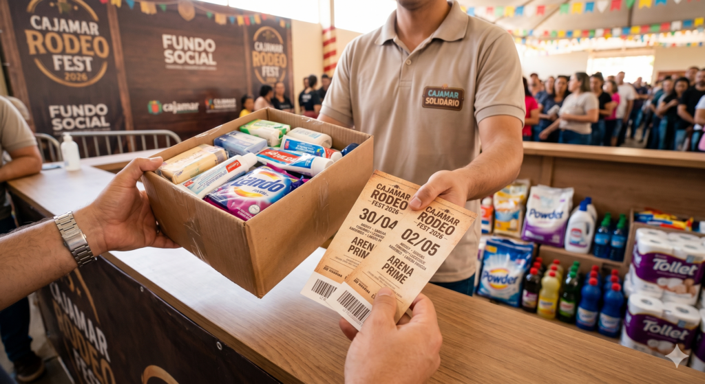 Saiba como trocar kits de higiene por ingressos para o Cajamar Rodeo Fest
