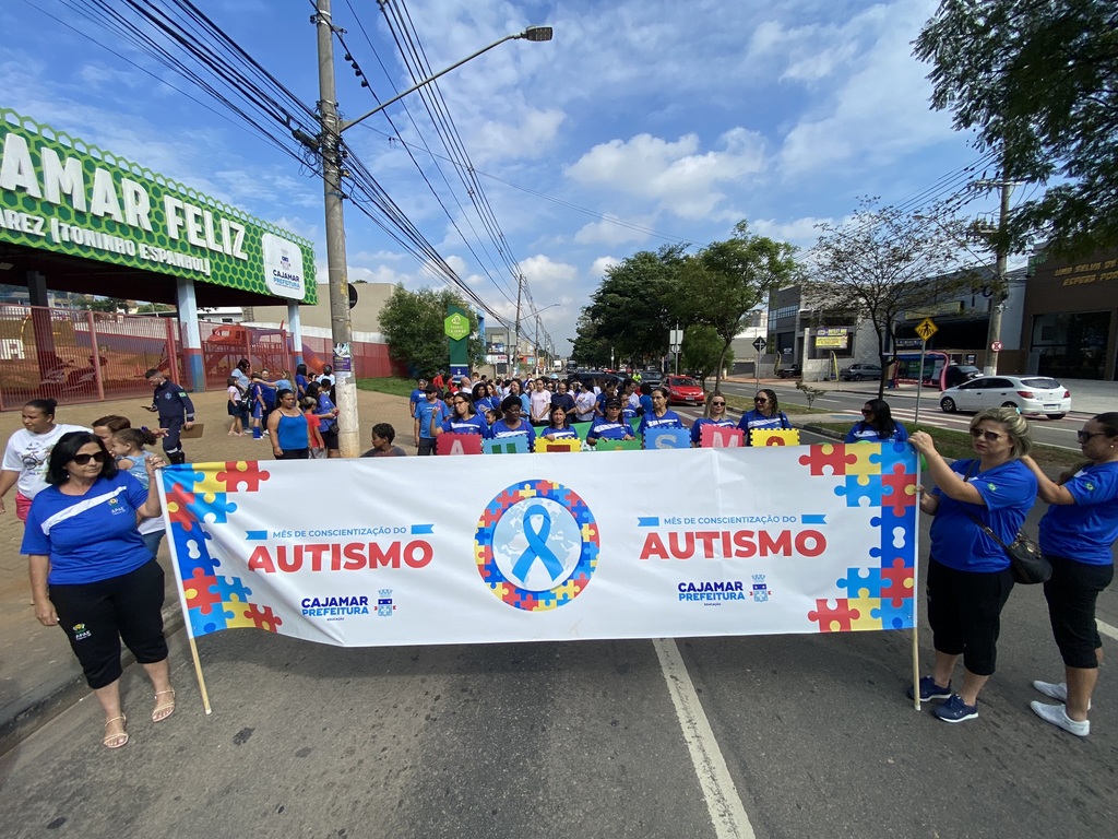 Cajamar promove caminhada “Abril Azul” neste sábado (25) pela conscientização do autismo