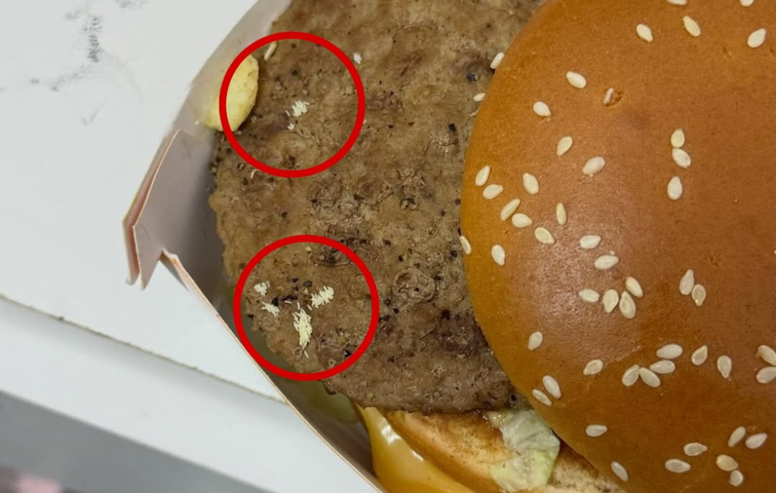 Cliente denuncia presença de supostos ovos de moscas em lanche em Franco da Rocha