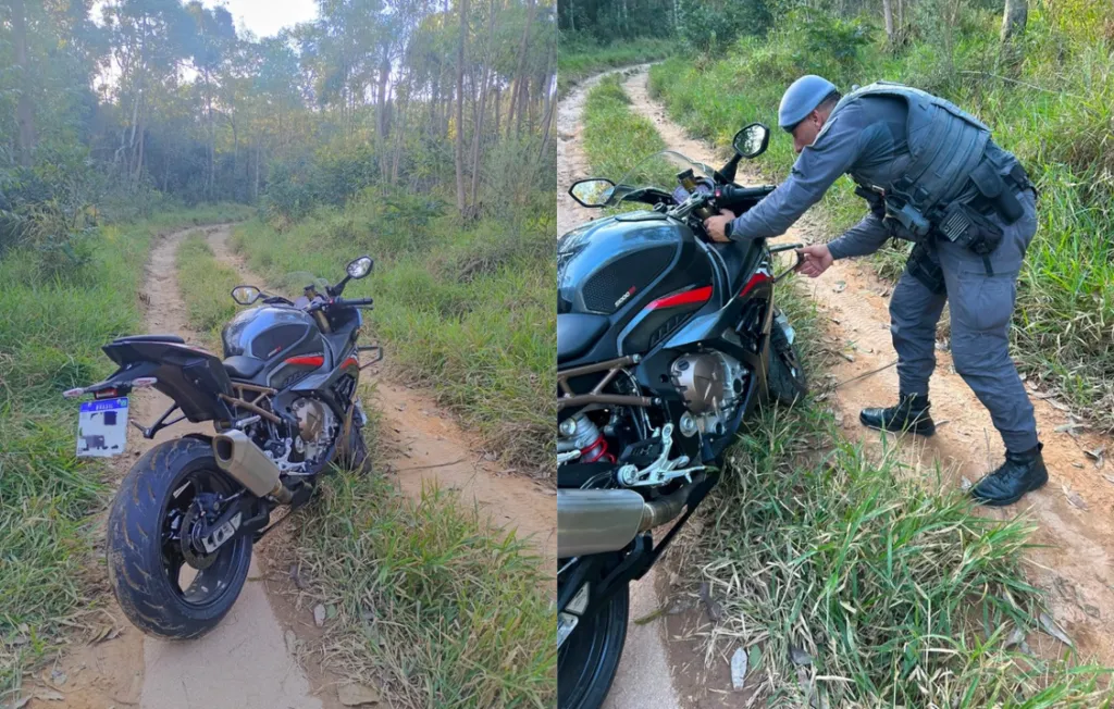 PM recupera motocicleta roubada em Franco da Rocha