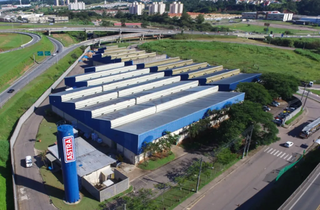 Fábrica da ASTRA no município de Jundiaí