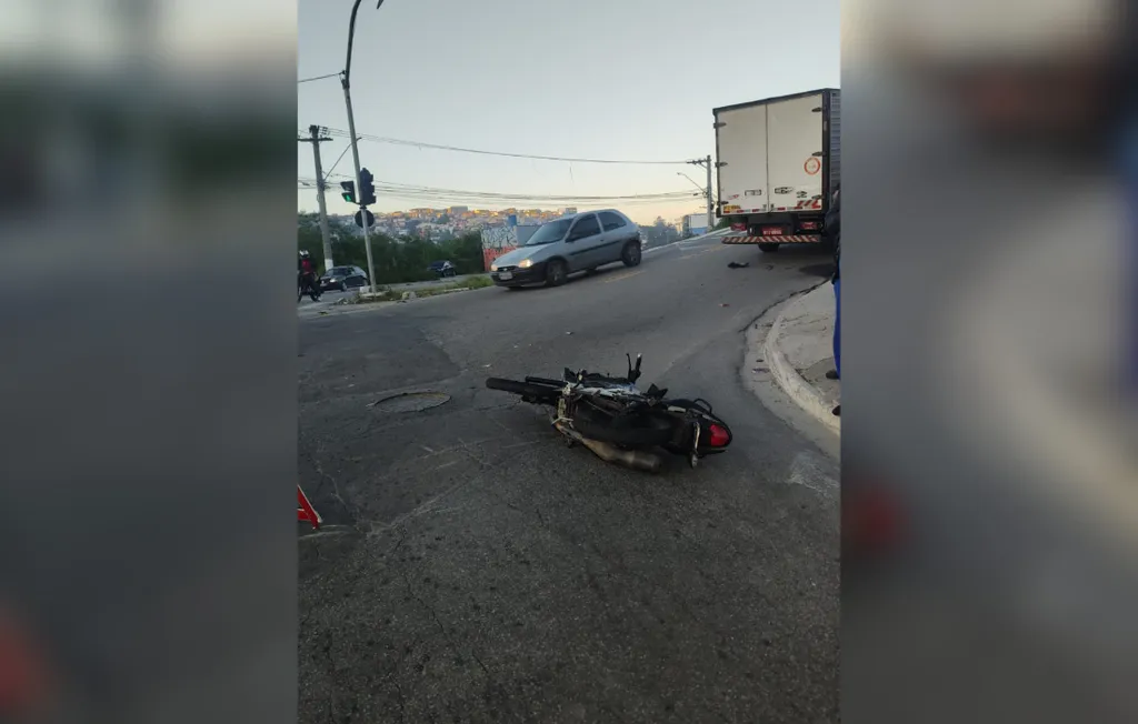Suspeito de roubo de motocicleta é preso após acidente em Franco da Rocha