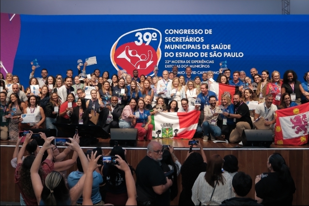 Franco da Rocha conquista três premiações em congresso estadual de saúde em SP