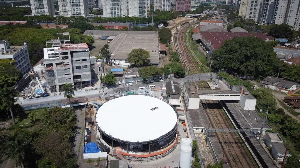Estação Água Branca integrará metrô e trens com Linha 6-Laranja e Linha 7-Rubi em São Paulo