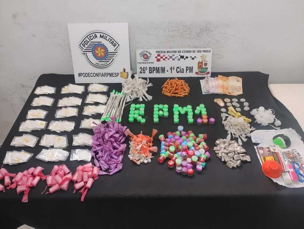 Menor procurado é apreendido com grande quantidade de drogas em Franco da Rocha