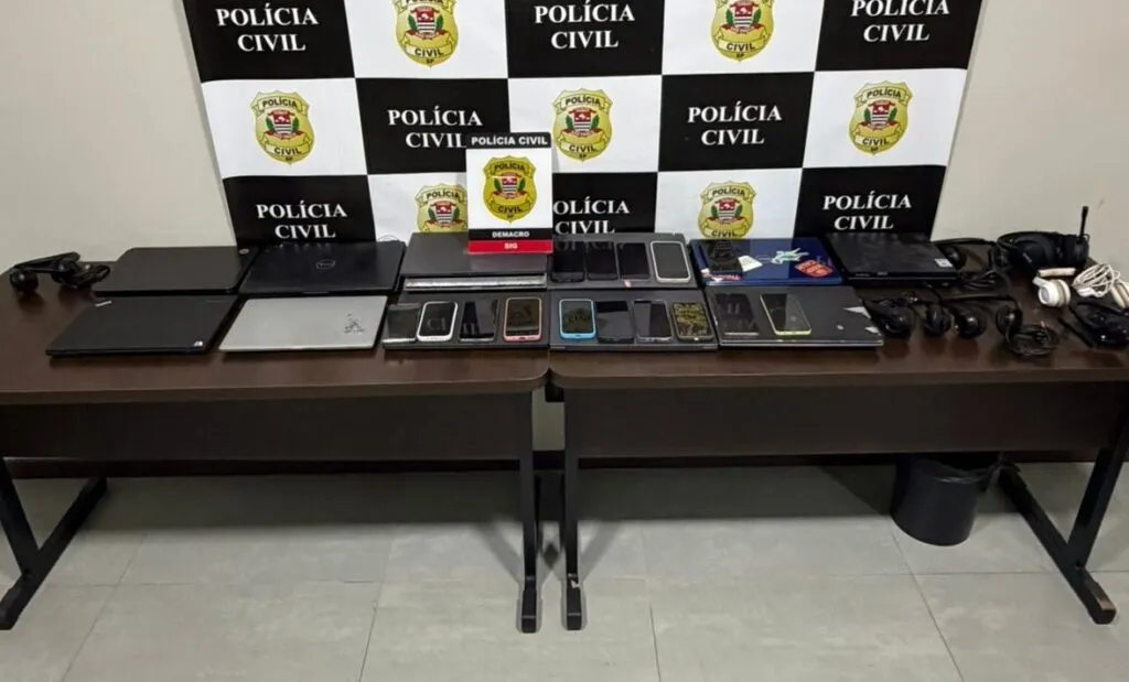 Polícia Civil desarticula central de fraudes via Pix em chácara de Mairiporã; 11 são presos