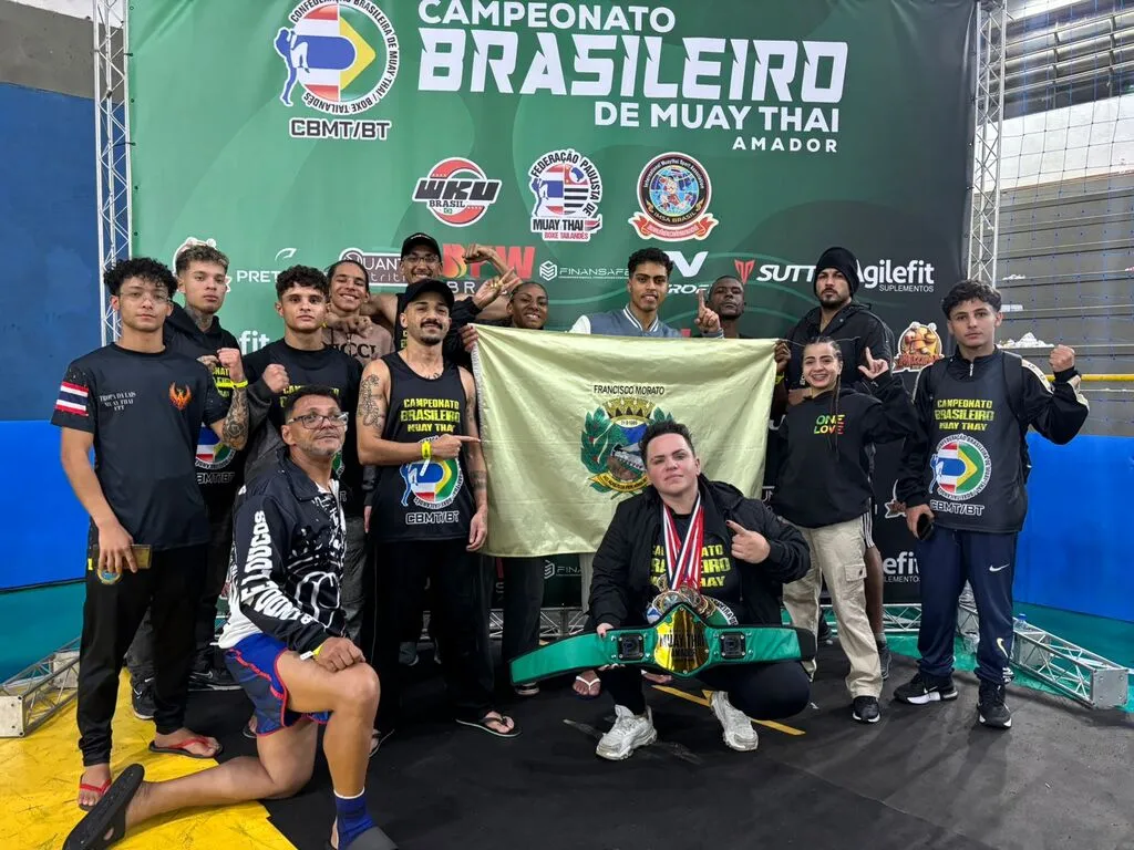 Equipe de Muay Thai de Francisco Morato conquista 7 pódios no Campeonato Brasileiro