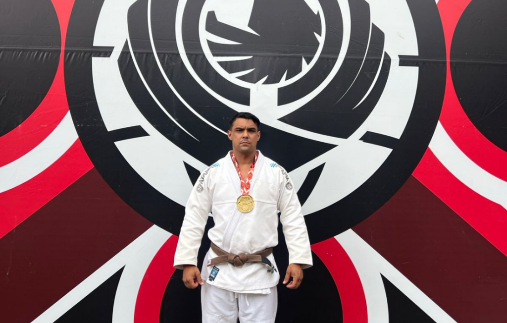 Subcomandante da GCM de Franco da Rocha, William da Silva, é campeão paulista de Jiu-Jitsu