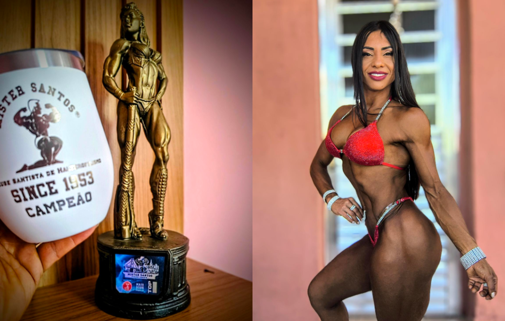 Moratense Adriana Tenório é bicampeã de fisiculturismo após nova vitória em Osasco