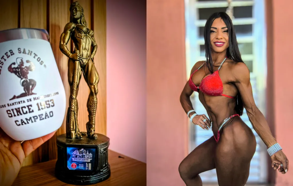 Moratense Adriana Tenório é bicampeã de fisiculturismo após nova vitória em Osasco