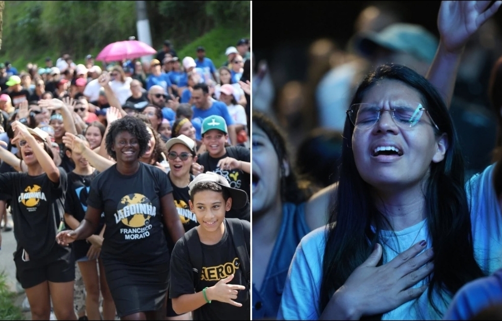 Marcha para Jesus reúne fiéis e marca celebração dos 61 anos de Francisco Morato